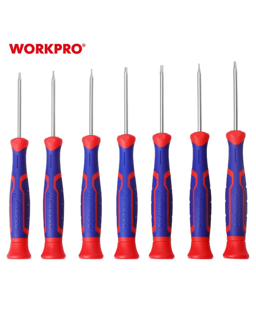 ΚΑΤΣΑΒΙΔΙΑ TORX ΣΕΤ 7τμχ ΑΚΡΙΒΕΙΑΣ WP200510 WORKPRO (PROFI) (ΚΑΡΤΕΛΑ)