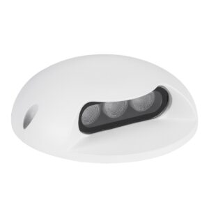 STEPLUNA 90620 Φωτιστικό Σκαλοπατιού / Διαδρόμου LED 3W 345lm 10° DC 24V IP65 Φυσικό Λευκό 4500K Dimmable - Bridgelux SMD Chip - Λευκό Ματ - Μ12 x Π12 x Υ3cm - 3 Χρόνια Εγγύηση