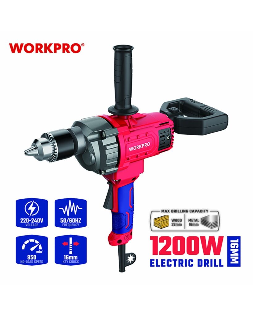 ΔΡΑΠΑΝΟ ΠΕΡΙΣΤΡΟΦΙΚΟ ΗΛΕΚΤΡΙΚΟ 1200W WP470008 WORKPRO (PROFI)