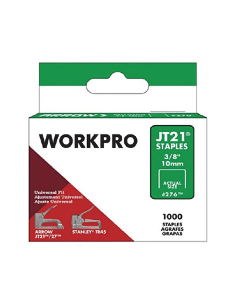 ΚΑΡΦΙΑ ΔΙΧΑΛΑ τύπος JT21(23GA) - 8mm (5/16") WP223011 WORKPRO (ΠΑΚΟ 1.000τμχ) (ΚΑΡΤΕΛΑ)