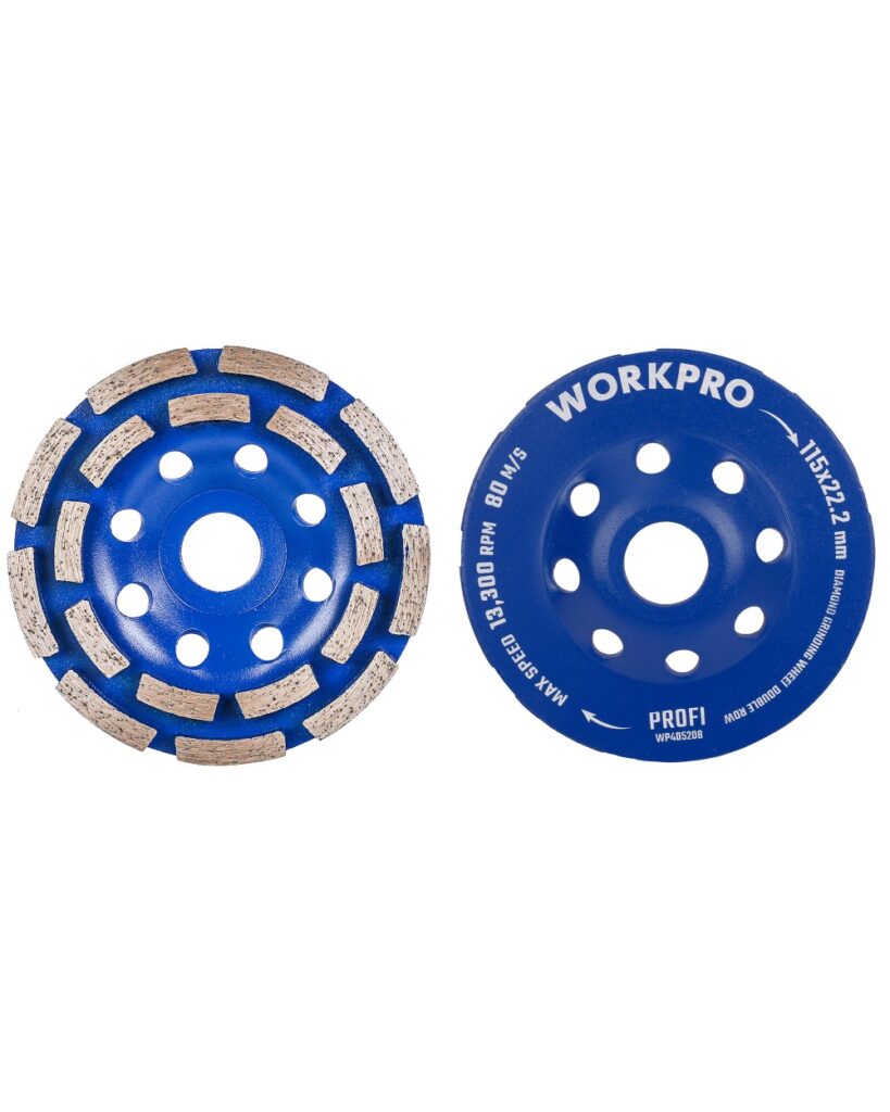 ΔΙΣΚΟΙ ΔΙΑΜΑΝΤΙ ΛΕΙΑΝΣΗΣ 125 mm WP405209 WORKPRO (PROFI) (ΚΑΡΤΕΛΑ)