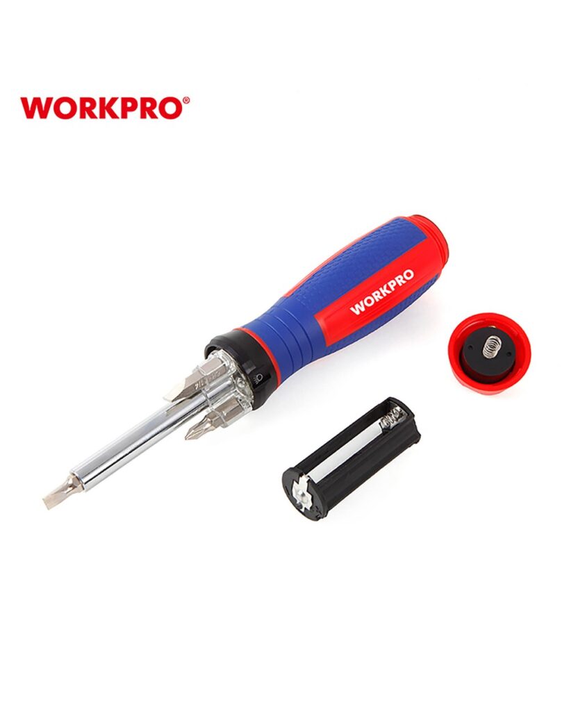 ΚΑΤΣΑΒΙΔΙ 4 ΣΕ 1 ΜΕ ΦΩΣ LED WP221047 WORKPRO (PROFI)