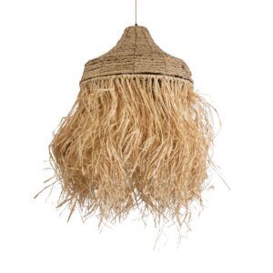 PORTOFERRAIO 02185 Boho Κρεμαστό Φωτιστικό Οροφής με Ντουί 1 x E27 AC 220-240V IP20 - Μπεζ - Μ50 x Π50 x Υ80cm