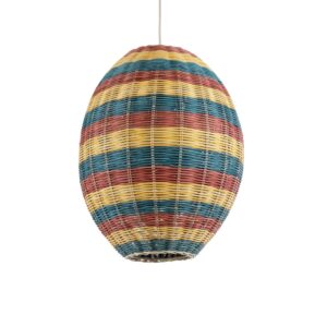 CABALLEROS 02065 Boho Κρεμαστό Φωτιστικό Οροφής με Ντουί 1 x E27 AC 220-240V IP20 - Πολύχρωμο - Μ40 x Π40 x Υ50cm