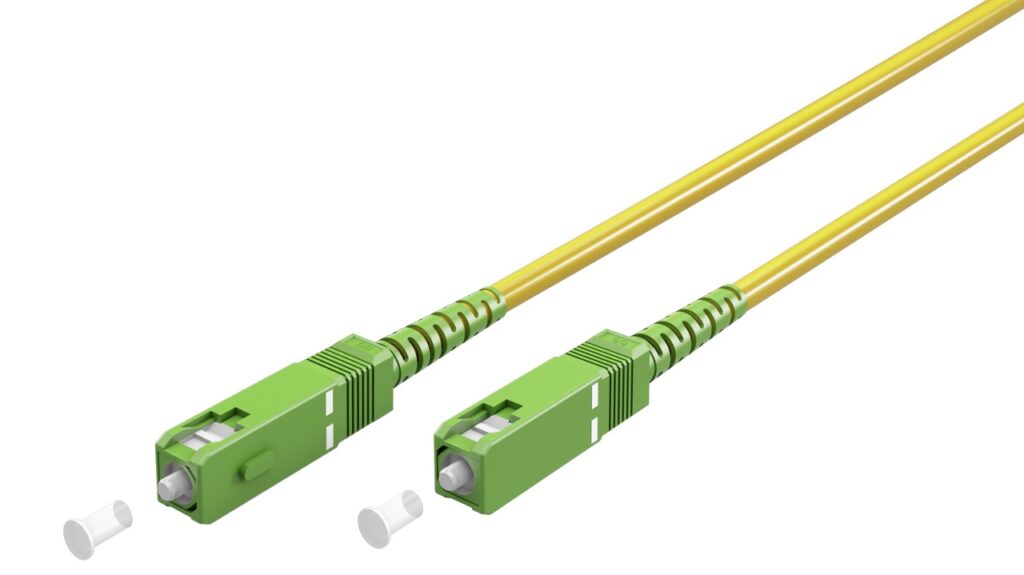 Goobay Καλώδιο Οπτικής FTTH Ίνας Μονής Λειτουργίας OS2 Κίτρινο 25 m