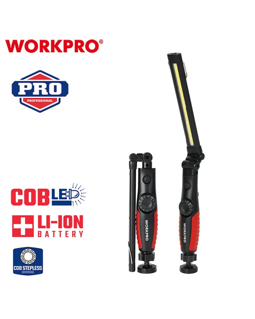 ΦΑΚΟΣ ΕΠΑΝΑΦΟΡΤΙΖΟΜΕΝΟΣ LED (18650,2000mAH) 400Lm 40m WP352003 WORKPRO