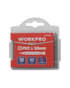 ΜΥΤΕΣ PH ΑΠΛΕΣ 2.0 x 50mm ΜΑΓΝΗΤΙΚΕΣ ΣΕΤ 10τμχ WP408026 WORKPRO (ΚΑΡΤΕΛΑ)