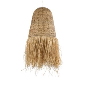 PORTOFERRAIO 02190 Boho Κρεμαστό Φωτιστικό Οροφής με Ντουί 1 x E27 AC 220-240V IP20 - Μπεζ - Μ60 x Π60 x Υ120cm