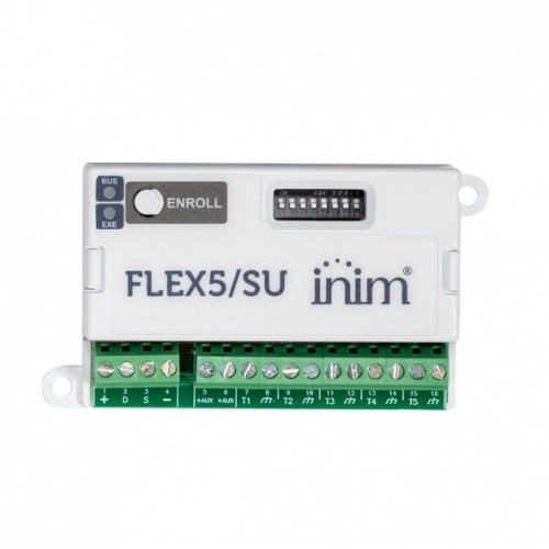 Μονάδα επέκτασης 5 τερματικών συναγερμού INIM FLEX 5/SU