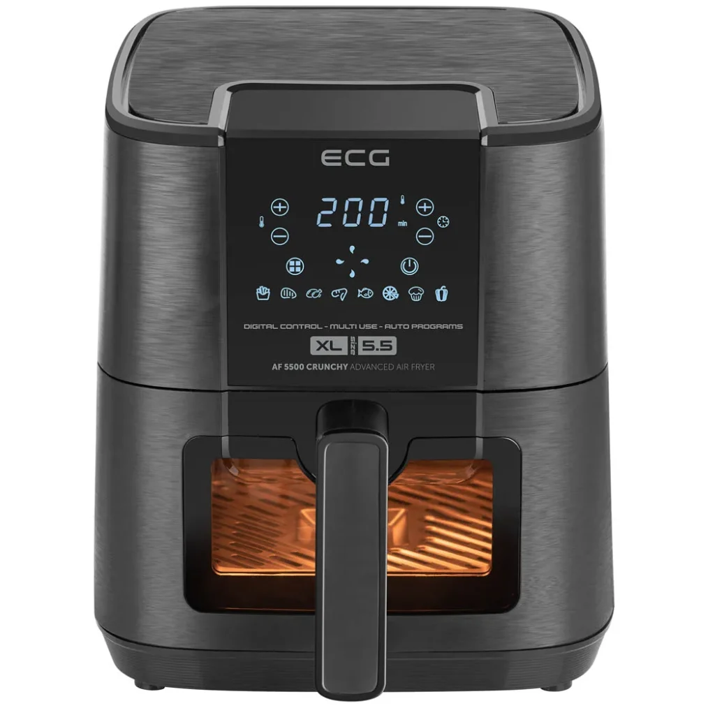 Air Fryer 5.5L Με Παράθυρο AF5500 ECG