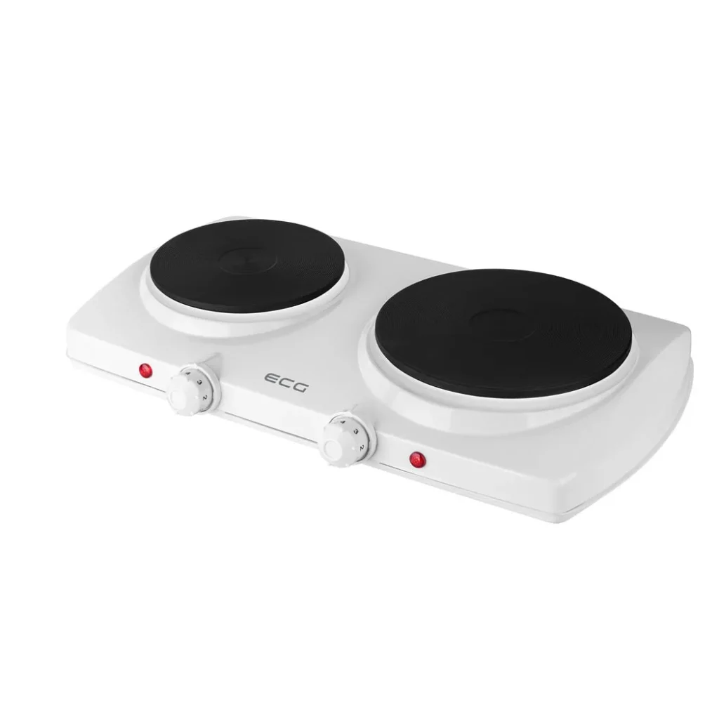 Επιτραπέζια Διπλή Εστία 2500W EV2512 White ECG