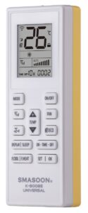 SMASOON K-8008E Universal Τηλεχειριστήριο Κλιματισμού Κίτρινο