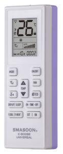 SMASOON K-8008E Universal Τηλεχειριστήριο Κλιματισμού Μωβ