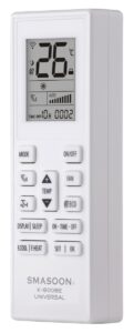 SMASOON K-8008E Universal Τηλεχειριστήριο Κλιματισμού Λευκό