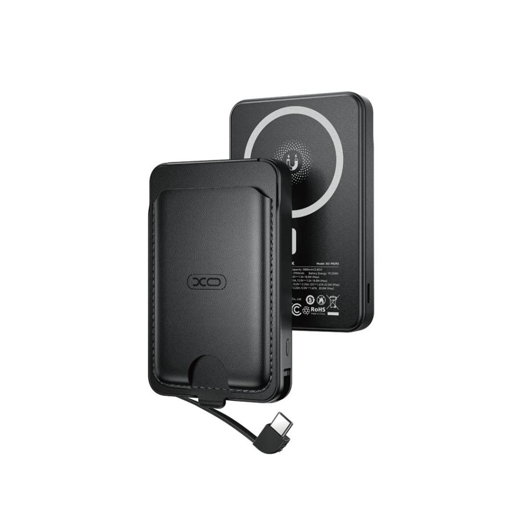 XO PR292 Πολυλειτουργικό Μαγνητικό Power Bank με Καλώδιο Type-C