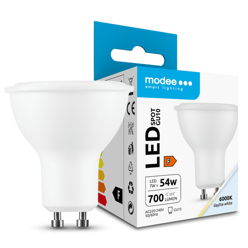 Modee Lighting Λαμπτήρας Spot LED 7W GU10 6000K ERP