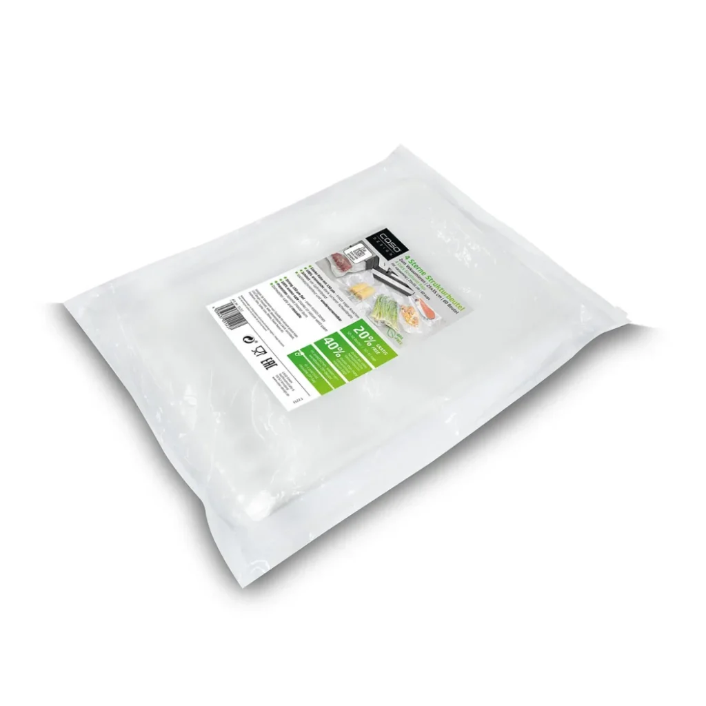 Ανταλλακτικές Σακούλες Γκοφρέ 60ΤΜΧ 25x35cm Vacuum 1122 CASO Design