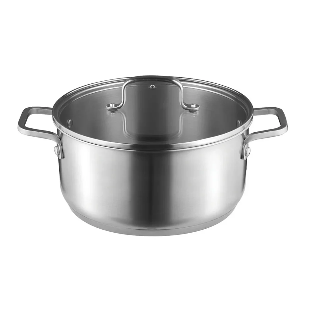 Κατσαρόλα Ανοξείδωτη 24cm Titanium Pro PAL