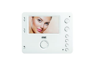 Οθόνη θυροτηλεόρασης URMET MIRO 1750/6 4,3 ιντσών hands-free - Λευκή